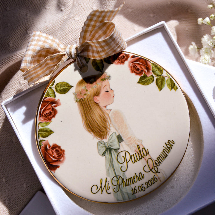 Medallones de cerámica para Comunión 9,2 cm
