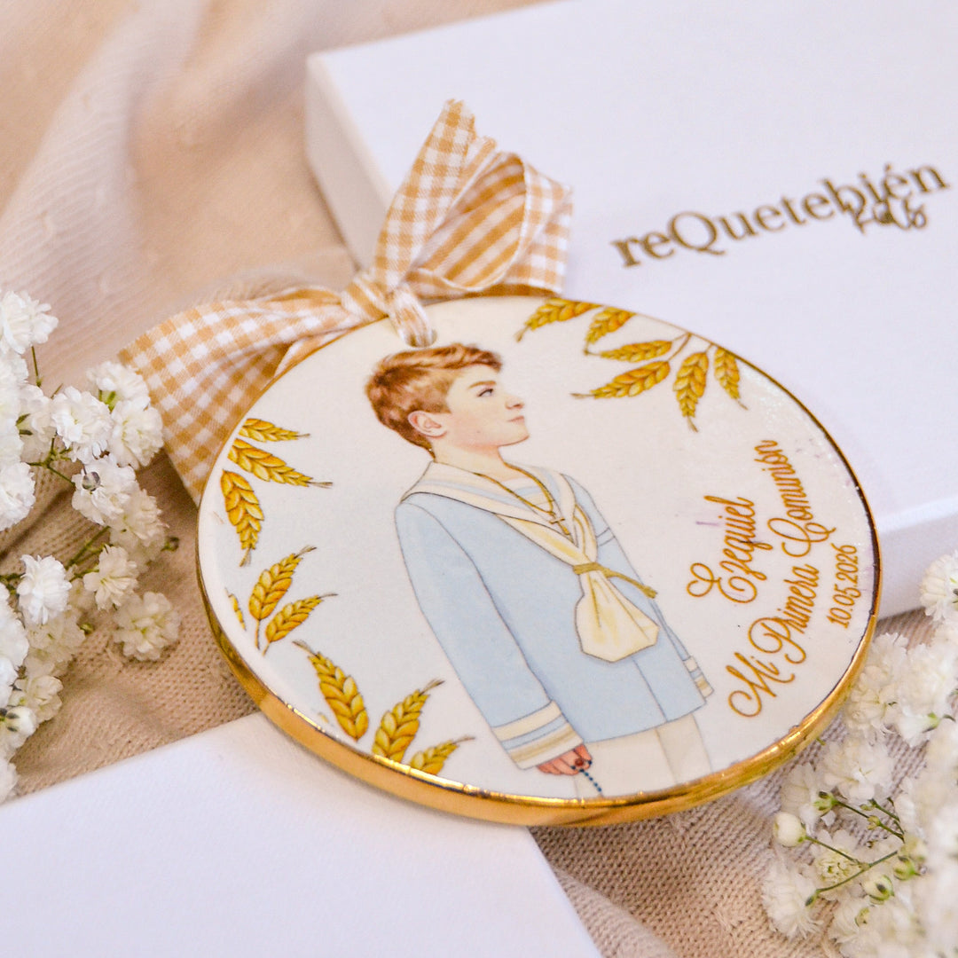 Medallones de cerámica para Comunión 9,2 cm