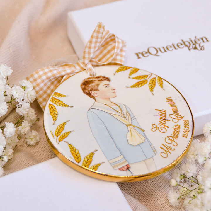 Medallones de cerámica para Comunión 9,2 cm