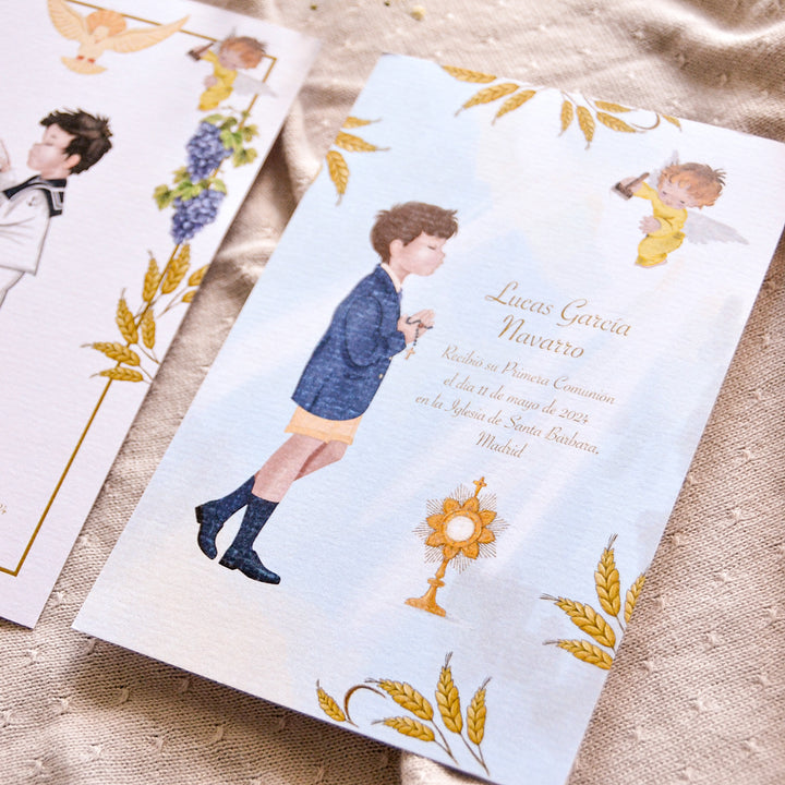 Recordatorio de Comunión sencillo Niños
