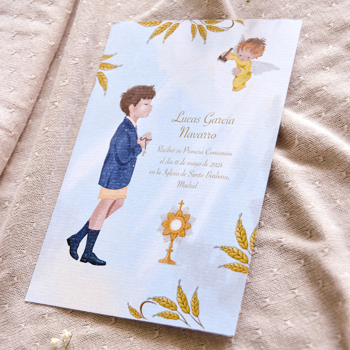 Recordatorio de Comunión sencillo Niños