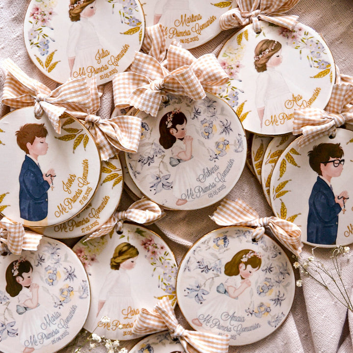 Medallones de cerámica para Comunión 9,2 cm