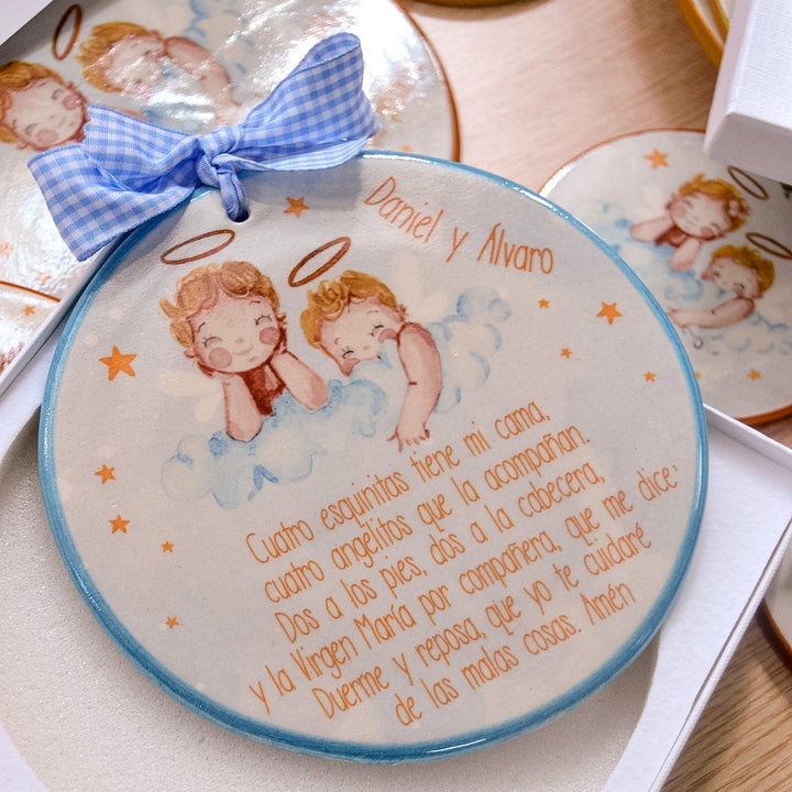 Angelitos 4 esquinitas 15 cm