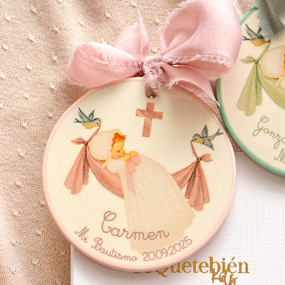 Recordatorios de Bautizo en cerámica