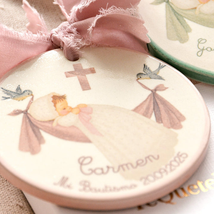 Recordatorios de Bautizo en cerámica