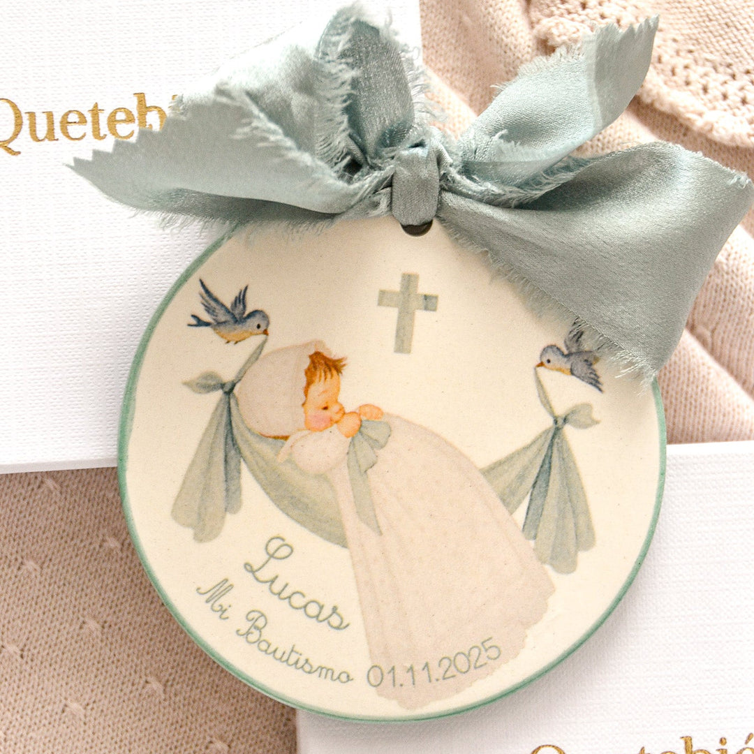 Recordatorios de Bautizo en cerámica
