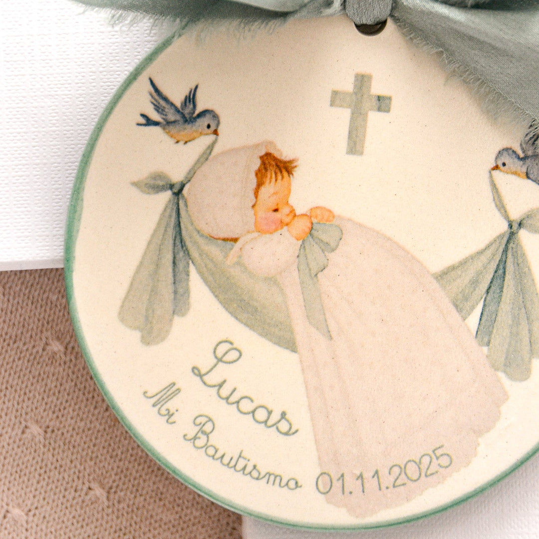Recordatorios de Bautizo en cerámica