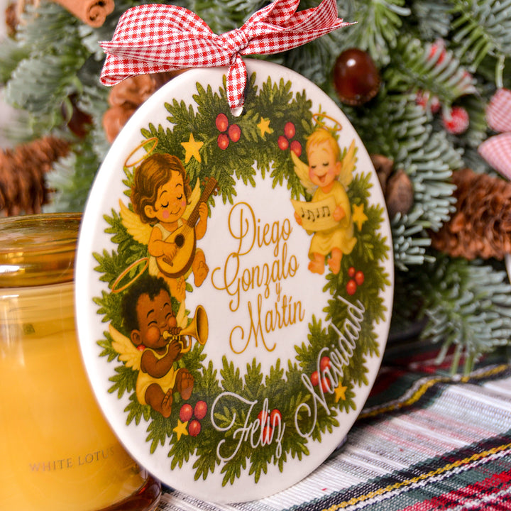 Corona la Pandilla, 3 angelitos  (15 cm)