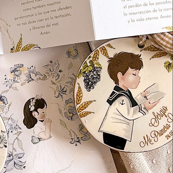 Medallones de cerámica para Comunión 9,2 cm