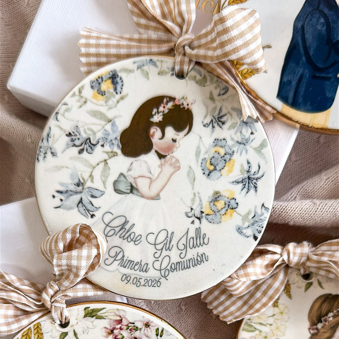 Medallones de cerámica para Comunión 9,2 cm