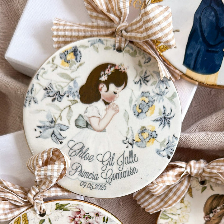 Medallones de cerámica para Comunión 9,2 cm