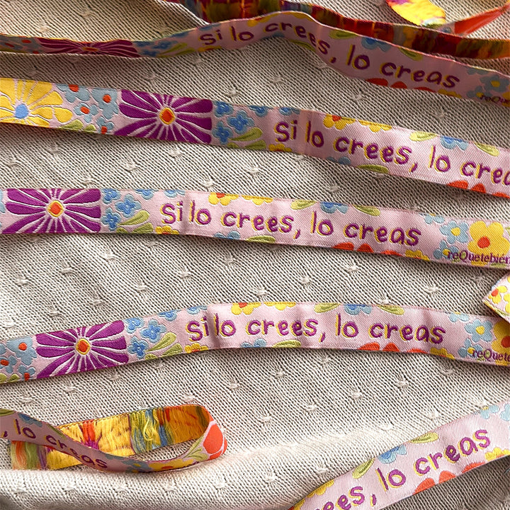 Pulsera "Si lo crees, lo creas"