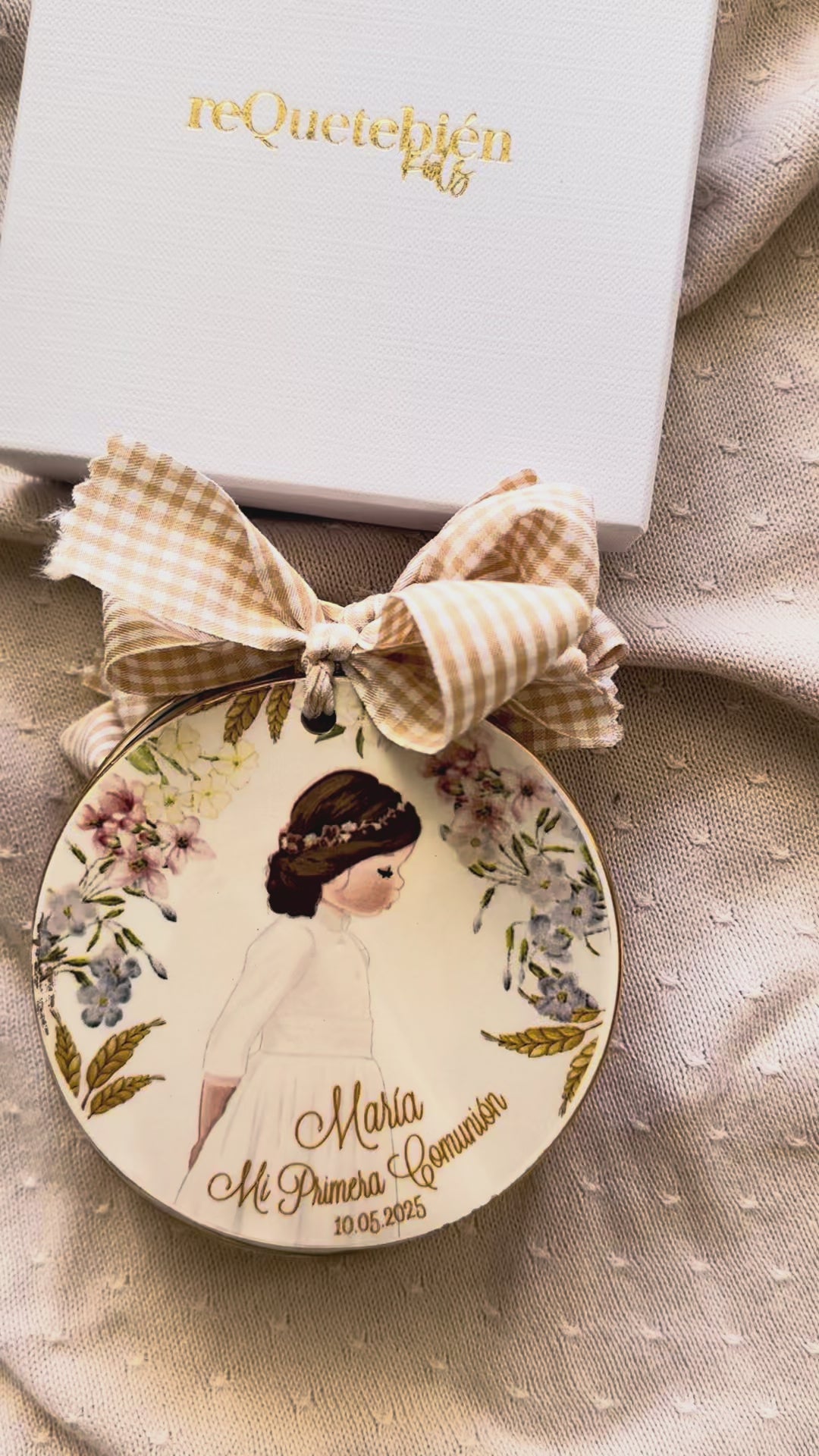 Medallones de cerámica para Comunión 9,2 cm