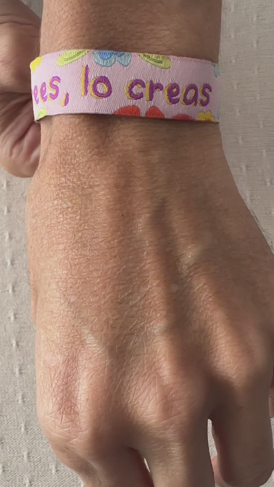 Pulsera "Si lo crees, lo creas"